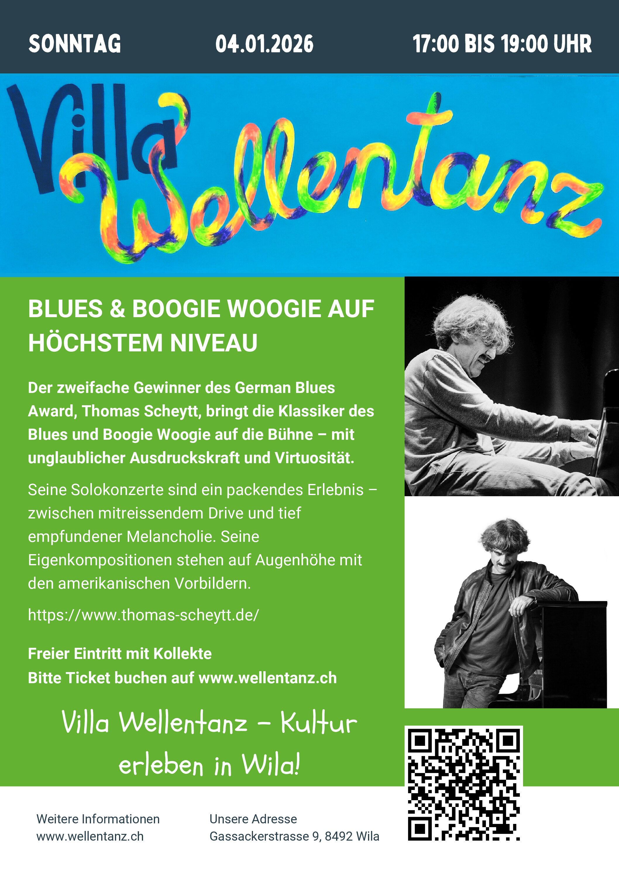 Blues & Boogie Woogie auf höchstem Niveau